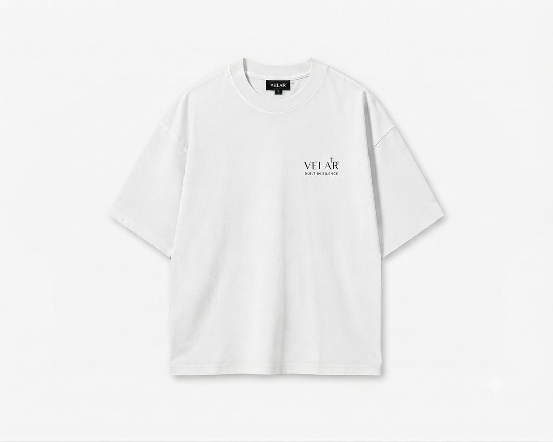 T-Shirt Oversize "Velar Silent Vista" – Édition Mer &amp; Architecture