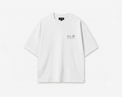 T-Shirt Oversize "Velar Silent Vista" – Édition Mer &amp; Architecture