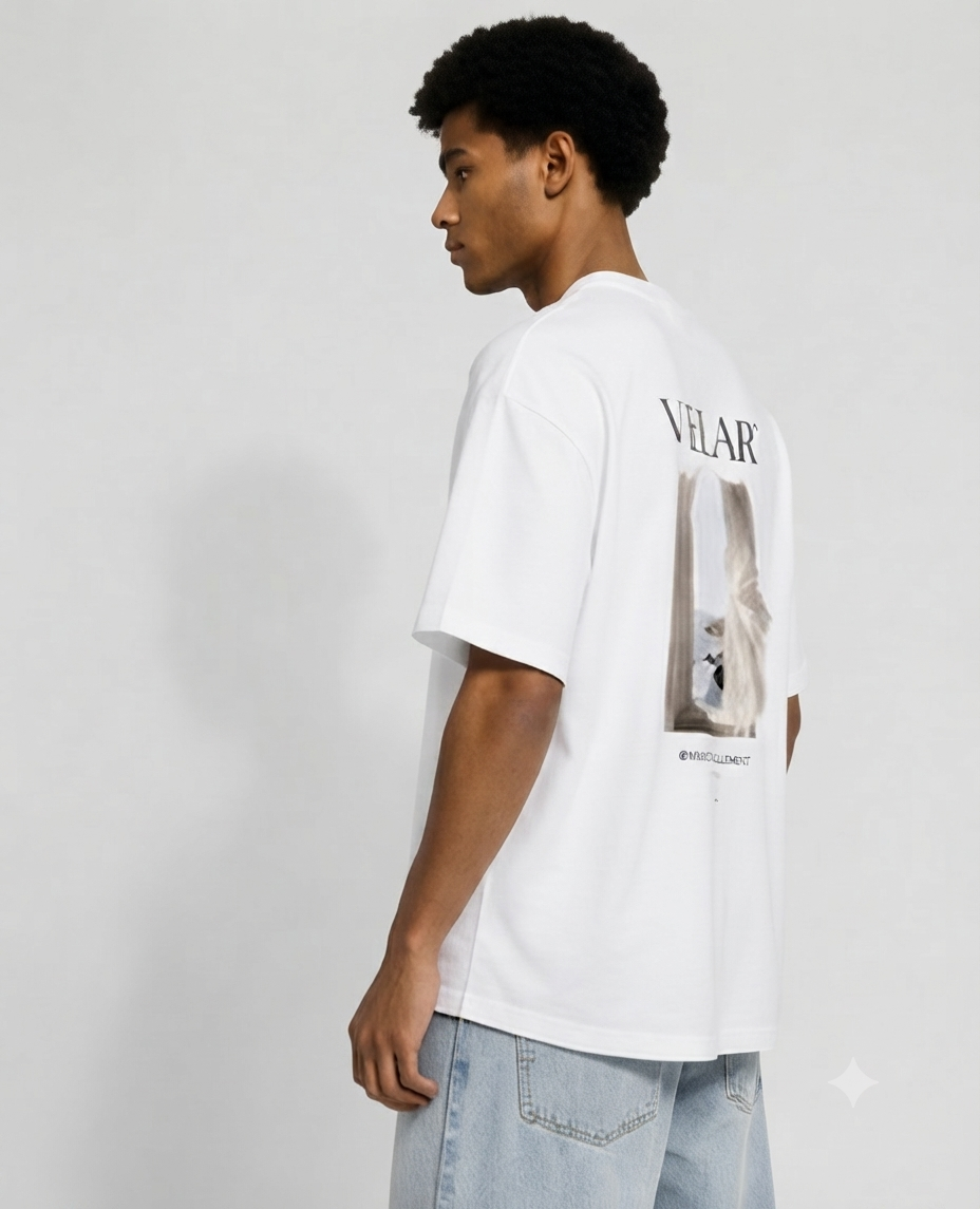 T-Shirt Oversize "Velar Silent Vista" – Édition Mer & Architecture