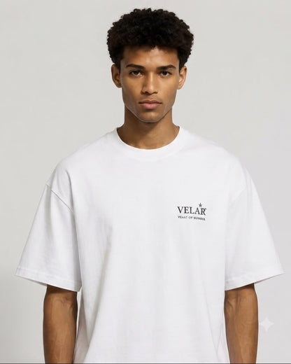VELAR Angel Frame Tee — White