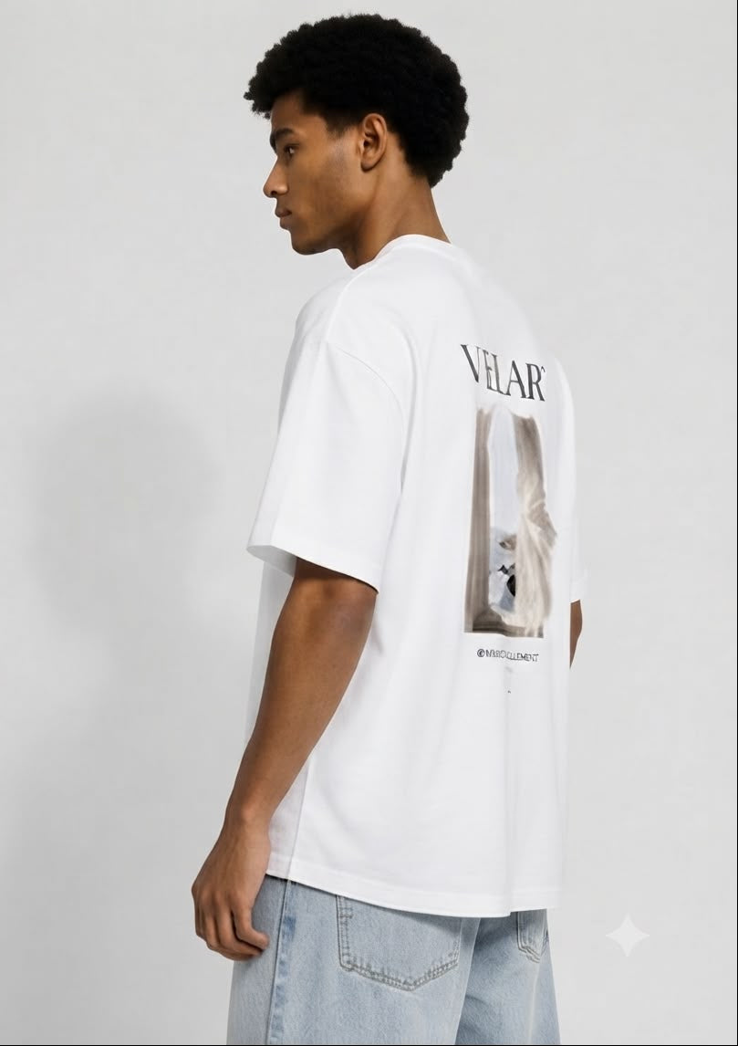 VELAR Angel Frame Tee — White