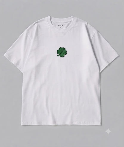 VELAR Clover Love Tee — White