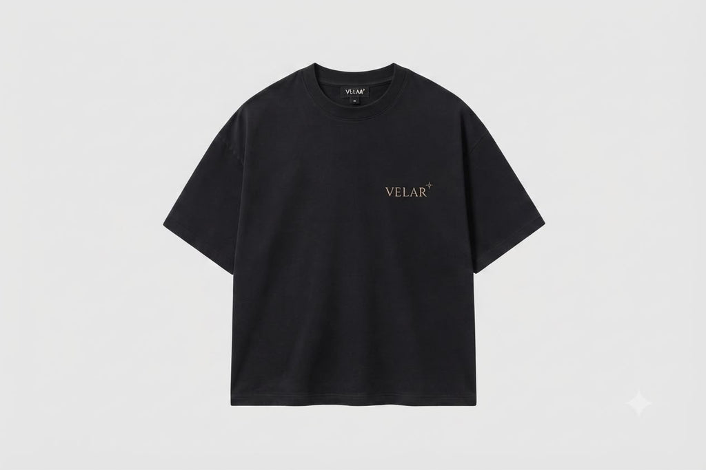 T-Shirt Oversize "Velar Freedom" – Édition Coucher de Soleil