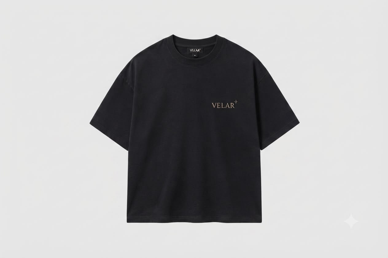 T-Shirt Oversize "Velar Freedom" – Édition Coucher de Soleil