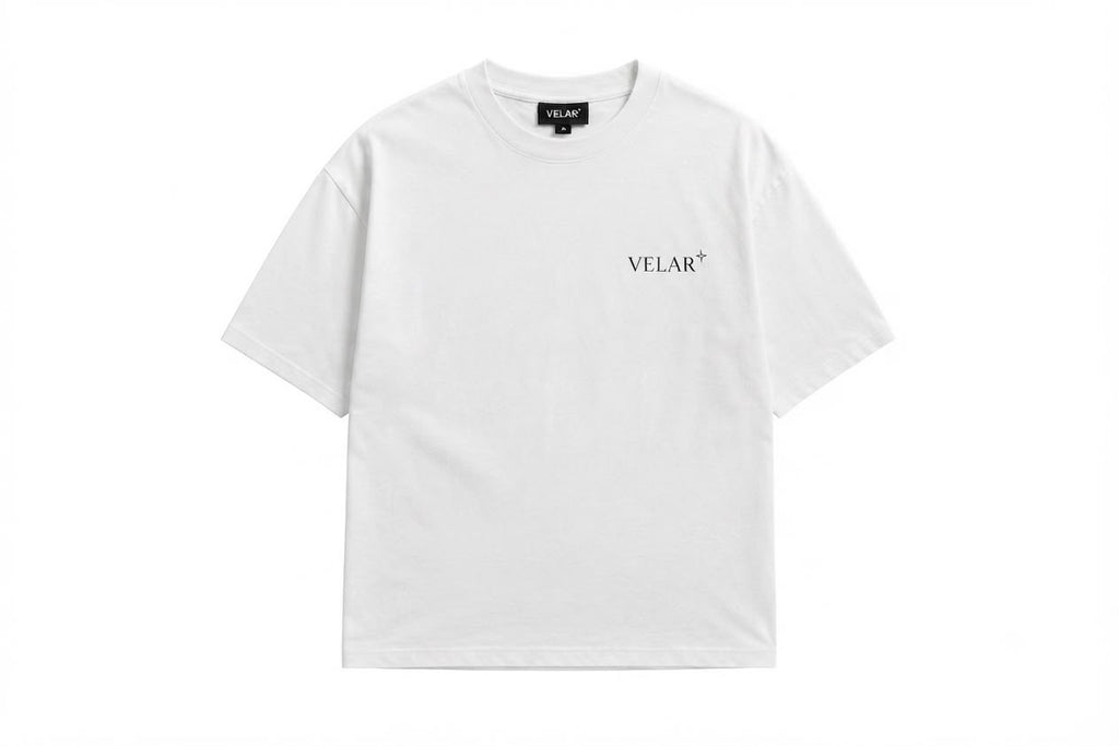 T-Shirt Oversize "Velar Ethereal Motion" – Édition Monochrome
